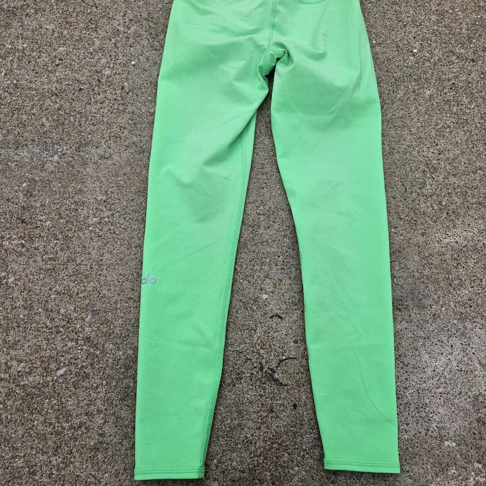 ALO Yoga Leggings Pants Activewear Lime Green Size XXS Women Sporty Athletic